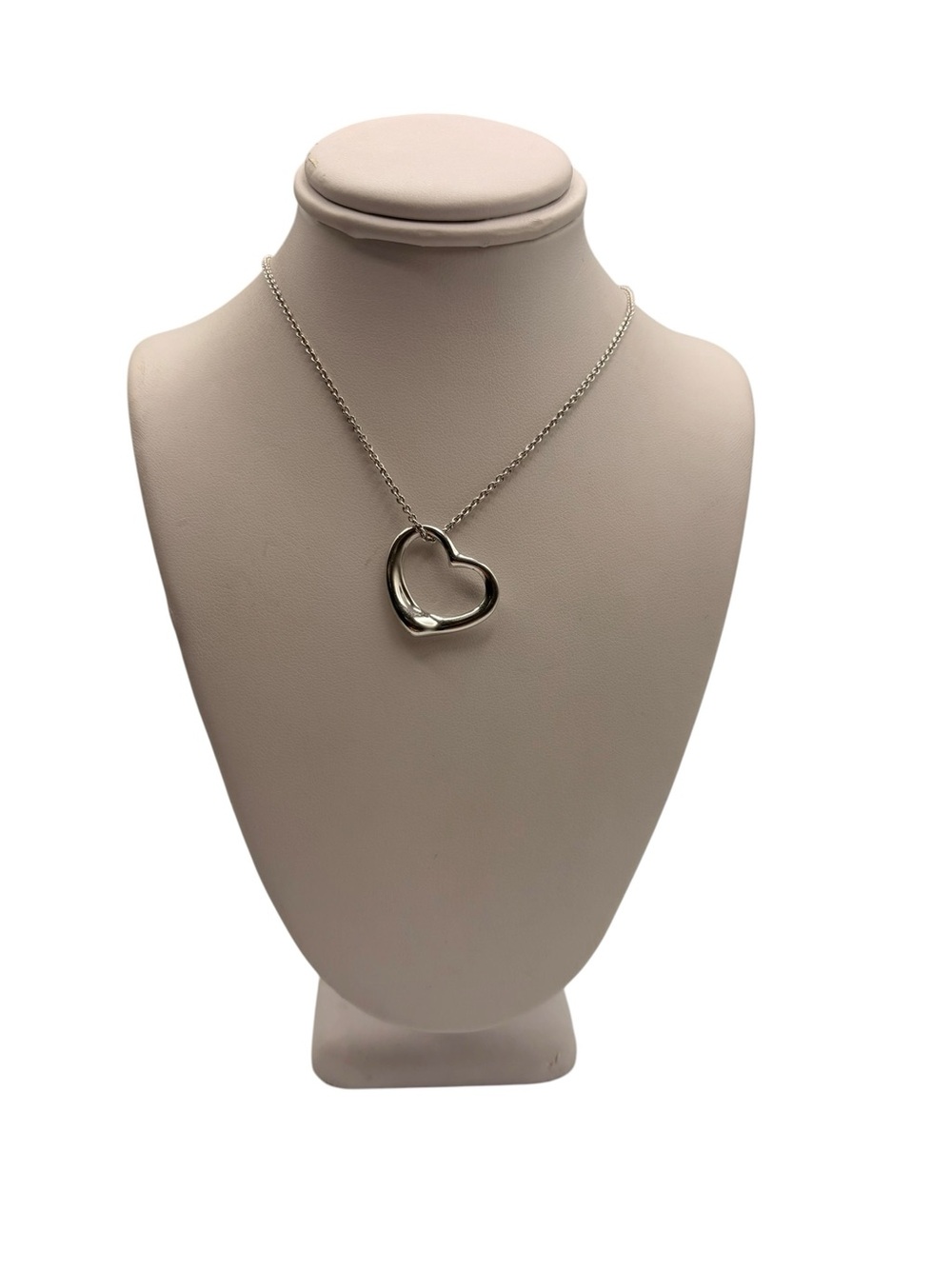 Tiffany & Co Elsa Peretti Large Open Heart Necklace